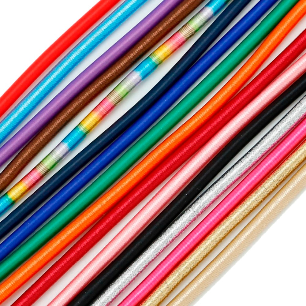 1 stücke Länge 45cm Dicke 5mm Kunstseide Schnur (Kunstseide Wicklung Schlauch) für Nceklace Armbinde Schmuck Machen Handwerk Zubehör