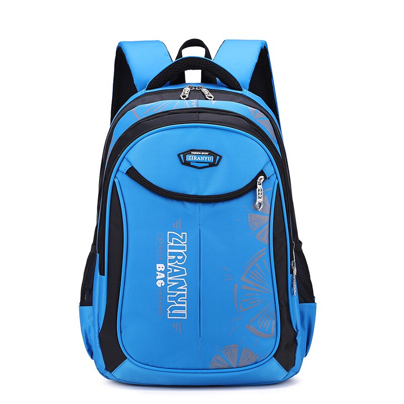 School Bags Primary Backpacks for Boys Girls Kids Bookbag Nylon Waterproof School Backpack Blue Mochila Escolar: Sky Blue