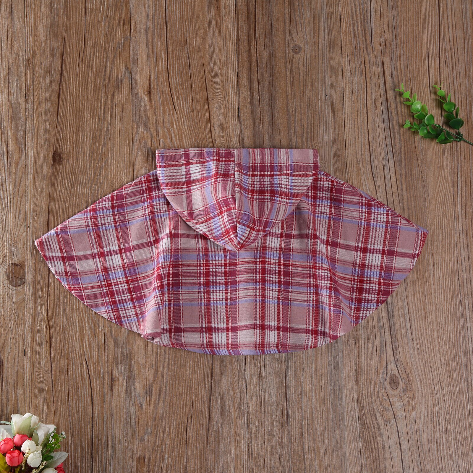 Pudcoco Herbst 0-24M Kleinkind Baby Mädchen Rosa Plaid Mit Kapuze Mantel Lange Hülse Einreiher Mantel Herbst Kittel Beiläufige Warme