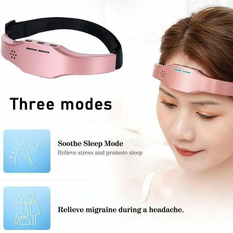 Elektrische Slaap Steun Head Massager Monitor Migraine Relief Slapeloosheid Therapie Release Stress Helpen Slapen Apparaat Hypnotische Apparaat