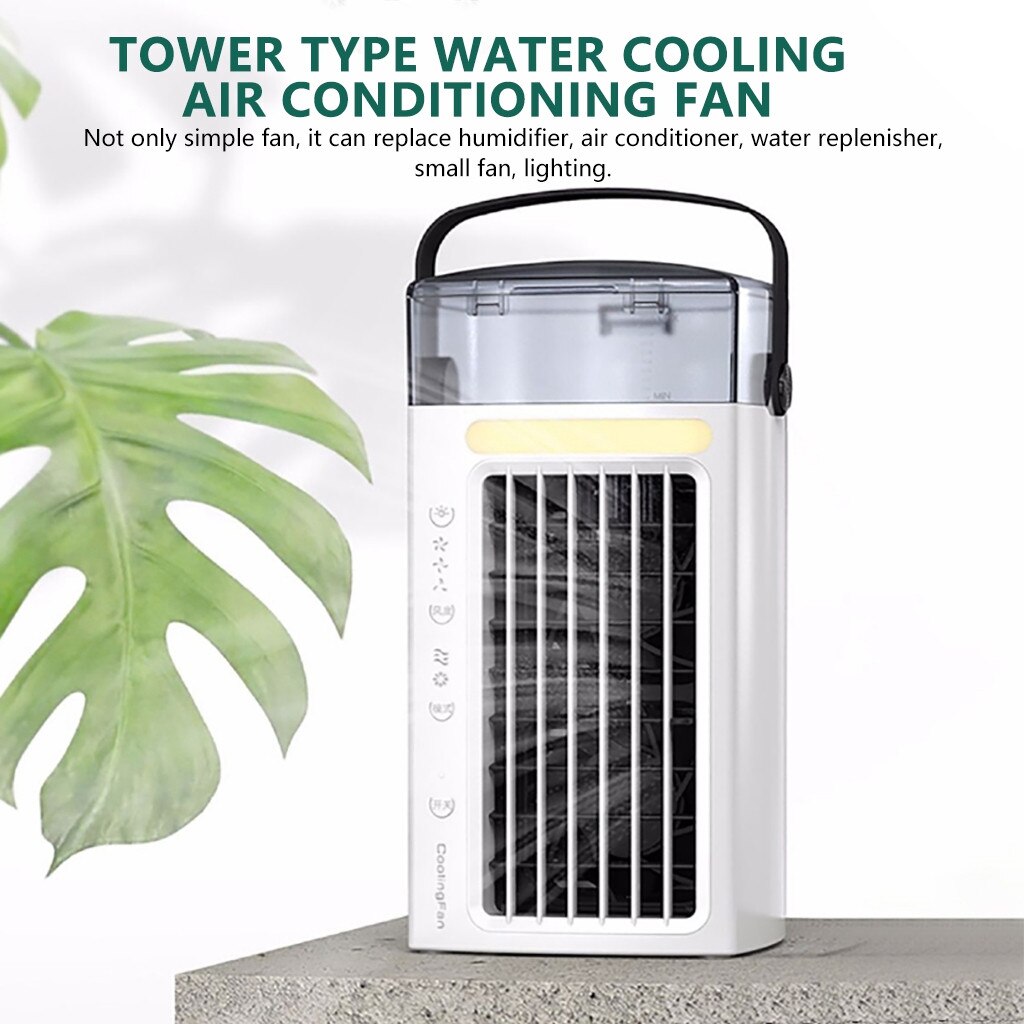 Portable Air Conditioner,Personal Air Cooler, Mini Air Purifier Compact Evapora Personal Space Cooler Fan Air Cooling Fan