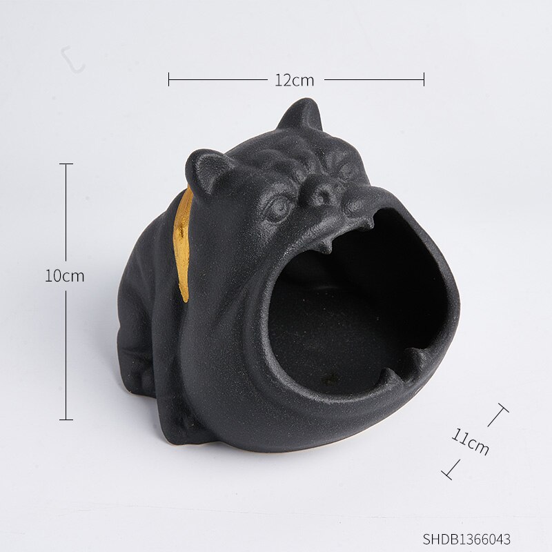 Keramische asbak diermodel knutselen moderne woonaccessoires draagbare asbak voor vriendje grappige asbak