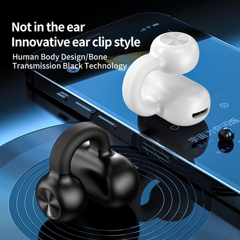 Z28 klips do ucha bezprzewodowe słuchawki Bluetooth bez douszne pojedyncze ucho sportowy zestaw słuchawkowy długi czas czuwania wysoka jakość dźwięku słuchawki muzyczne