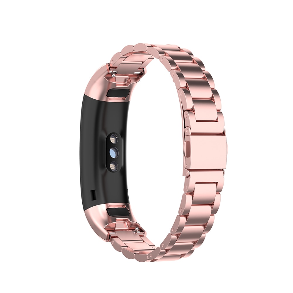 Bracelet Rose en métal Rose pour Huawei Band 4 Pro Bracelet pour Huawei Band 3 Pro Bracelet de montre en acier inoxydable bracelets avec outil