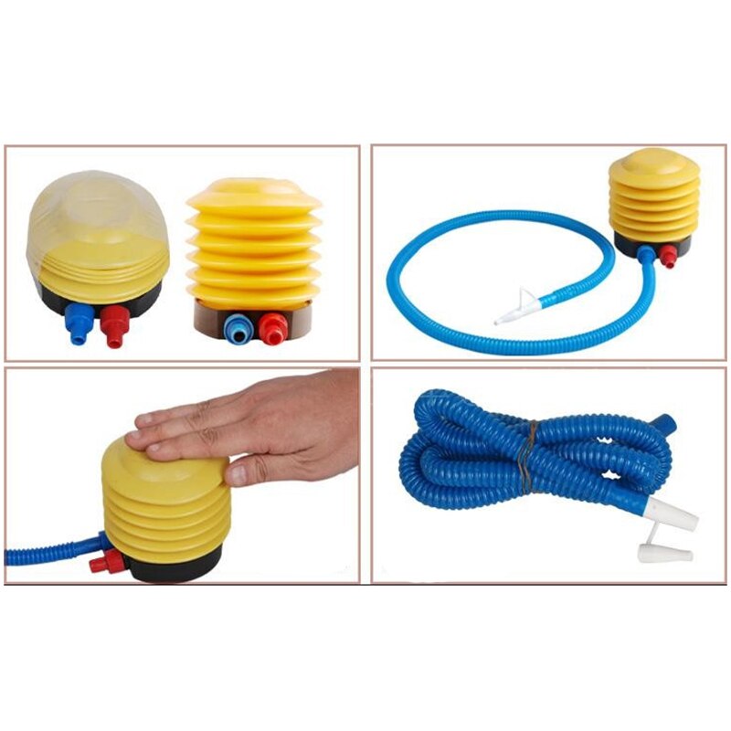 Yoga bold pumpe, fodpumpe, ballon oppusteligt rør, plast yoga bold pedal oppustelig luftpumpe