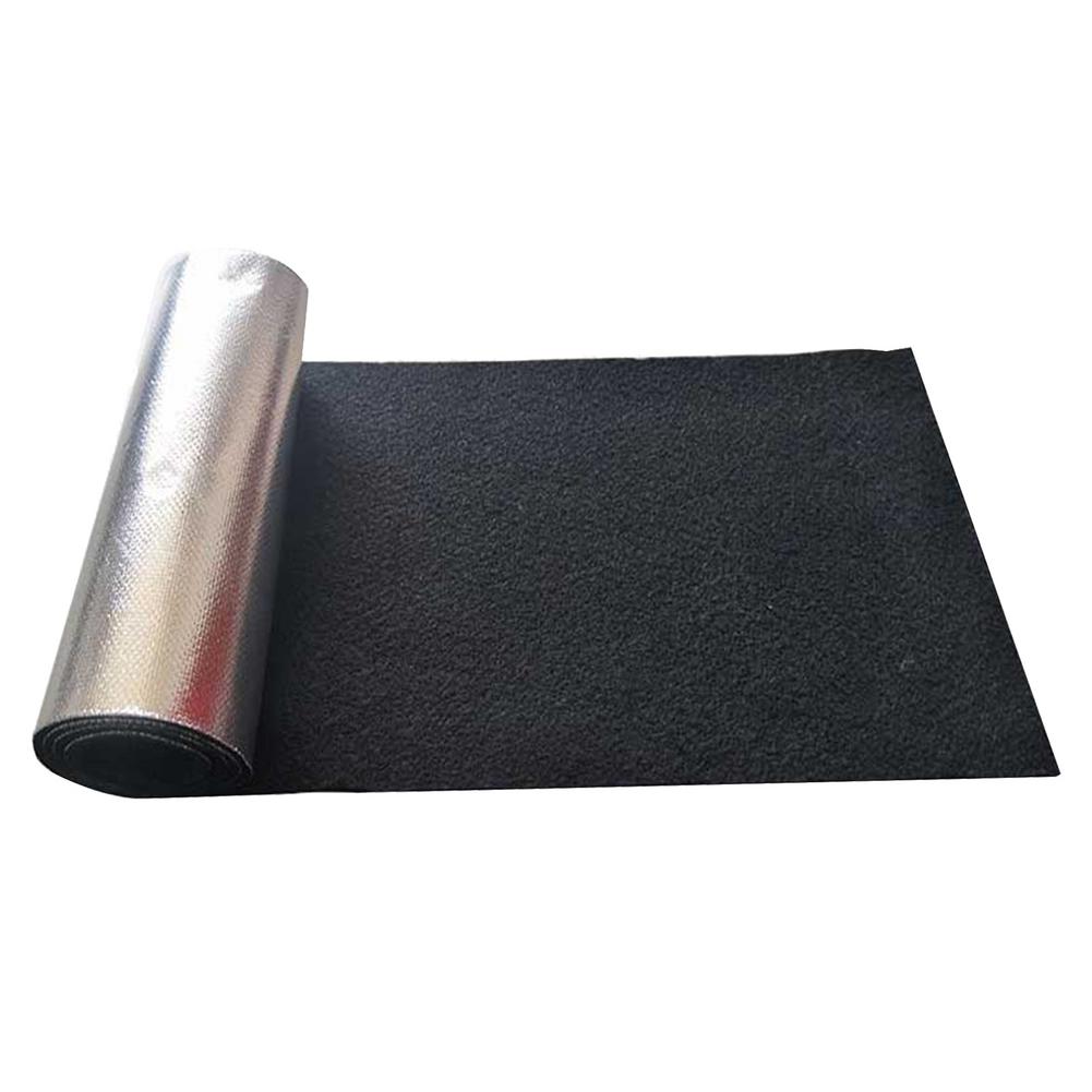 Estera ignífuga para debajo de la parrilla, quemador de incienso, algodón ignífugo: With aluminum foil