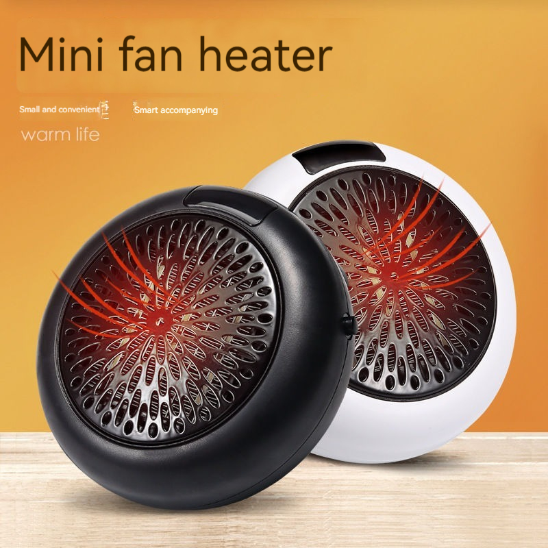 EU Draagbare elektrische verwarming Mini Wandmontage thuisbureau Verwarming Verwarming Stille afstandsbediening Snelle verwarmingsthermostaat