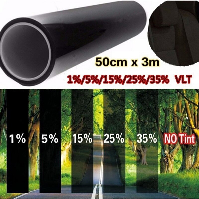 Auto Seite Fenster Hause Glas Mit Schaber dunkel Schwarz Auto Fenster Tönung Film Rolle Glas Autos Auto Solar- Schutz Sommer