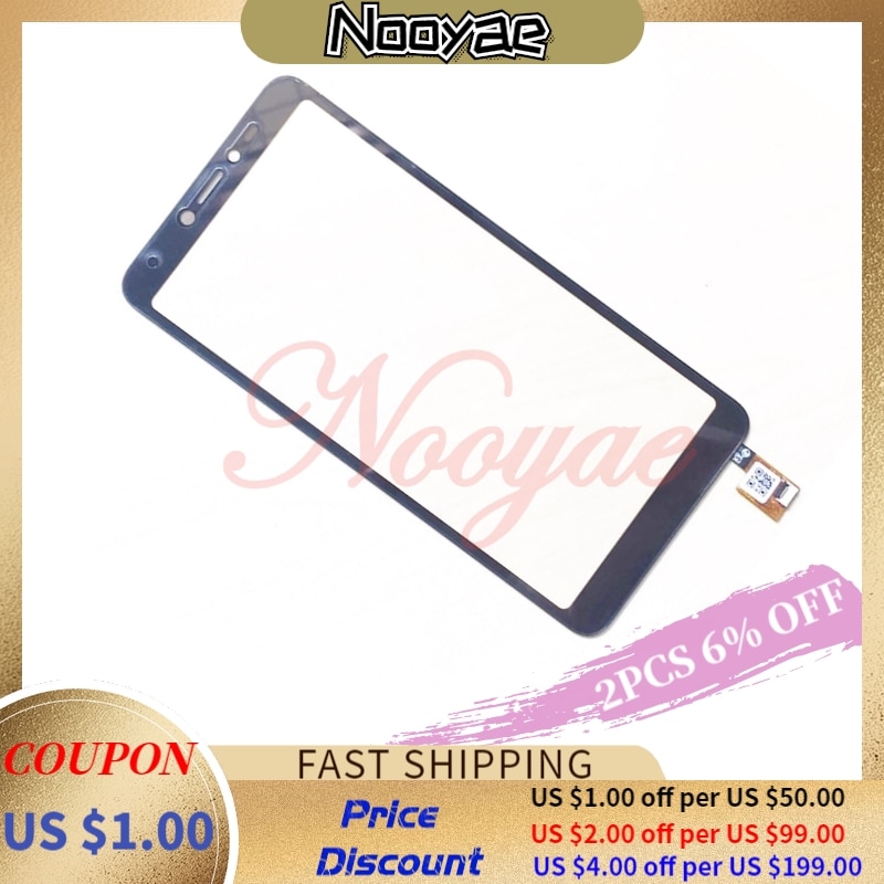 Digitalizador de pantalla negro probado para BQ Mobile BQ-5518G Jeans Touch digitalizador de pantalla Sensor panel de cristal + seguimiento