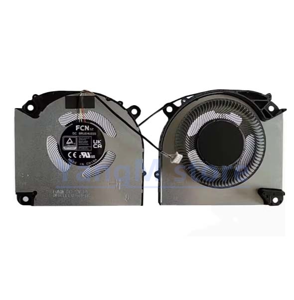 Wentylator chłodnicy do MACHENIKE F117-7B F117-7 7P L15 L17 15 17 12 RN FAN 12V L R NW NX RTX4060 DFS5K 223052831 Grzejnik: Czerwony