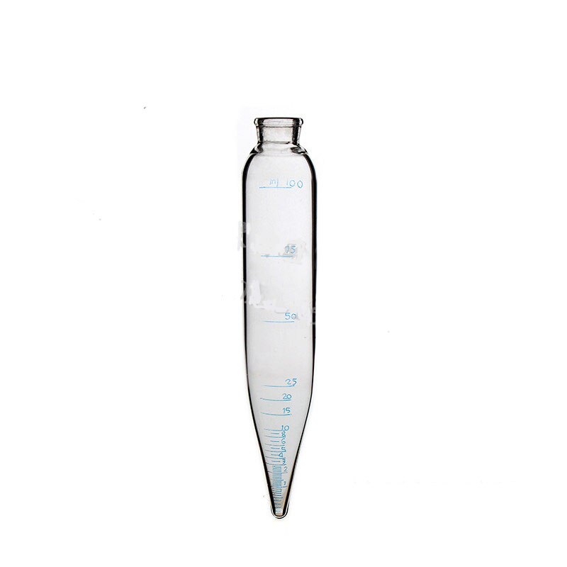 1pc 100ml Glass graduated centrifuge tube glass cylinder lab supplies