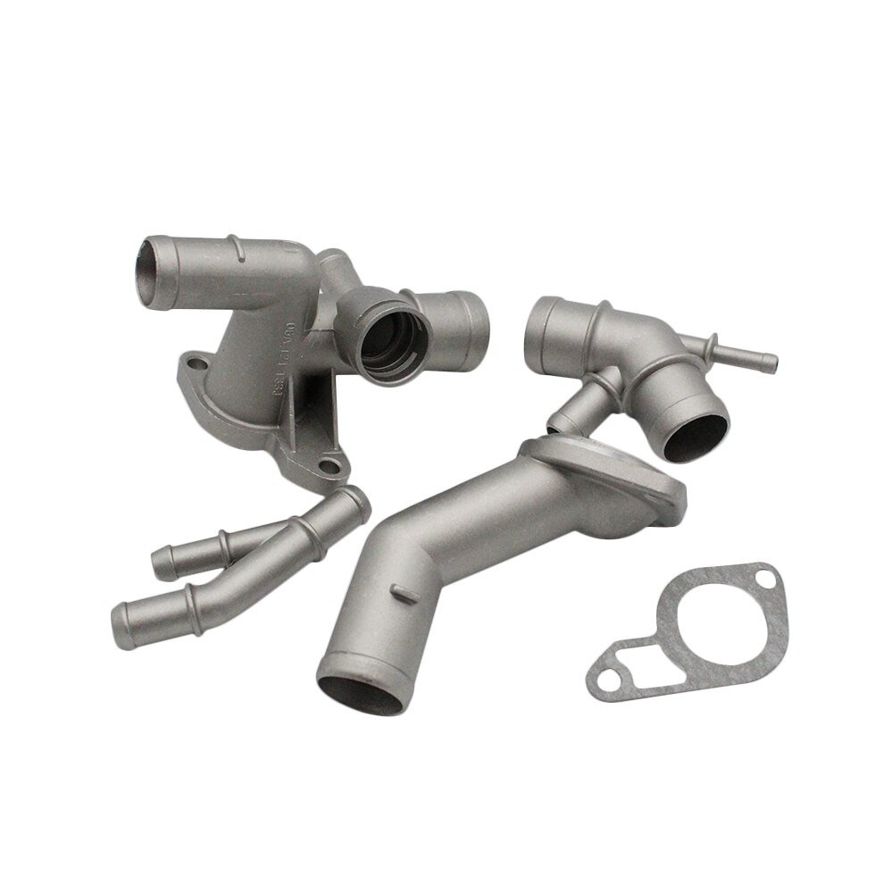 Cast Aluminum Coolant Flange Upgrade Kits for VW MK4 Golf Jetta GLI TT 337 1.8T Car Accessories