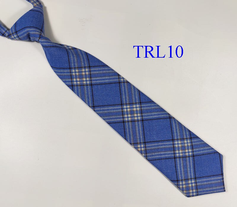 Dreng plaid elastik justerbare slips skole bryllup slips børn studerende gravatas 33cm længde 7cm bredde: Trl 10