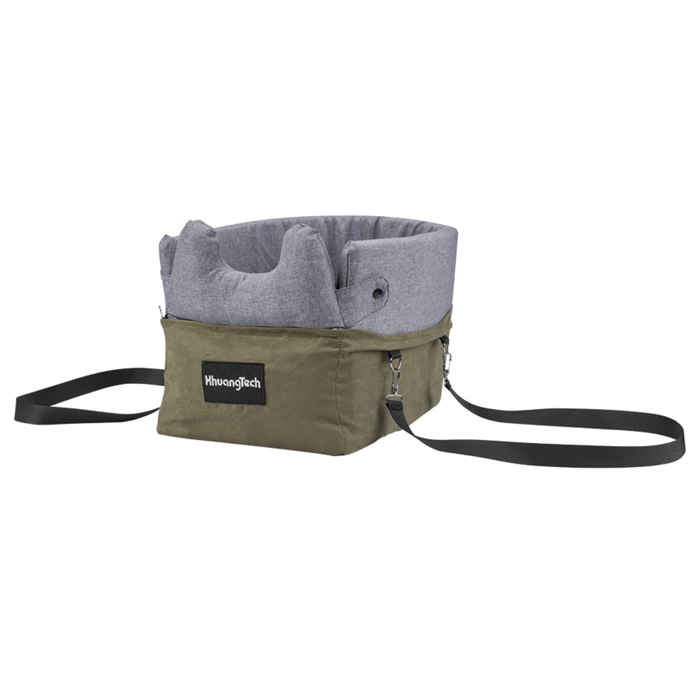 Portable Dog Car Seat Central Control Nonslip Pet Carriers Safe Armrest Box Booster Kennel Tote Cage For Puppy Dog Cat Travel