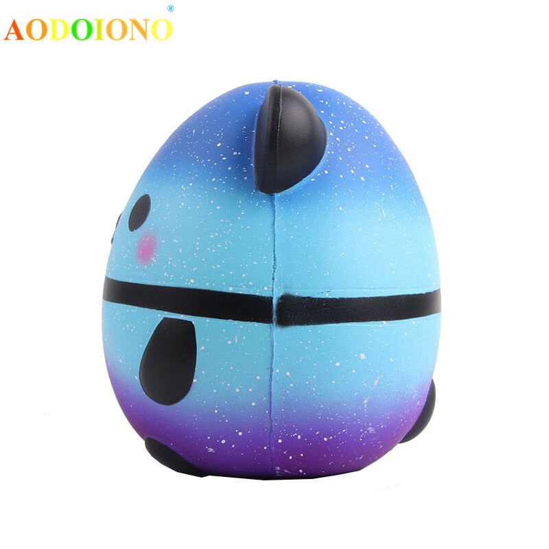 15cm Soft Cute Kawaii Galaxy White Panda Toy Slow Rising Squishy for Children Adult Relieves Stress Anxiety Home Squishies Decor