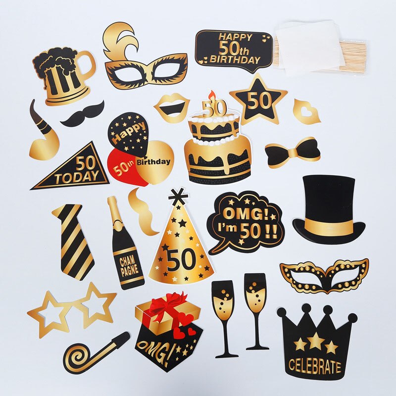 Leeiu 6pcs Spial 18 30 40 50 60th Birthday Swirls Hanging Ornaments Happy Birthday Party DIY Decorations Cheers 30th Birthday