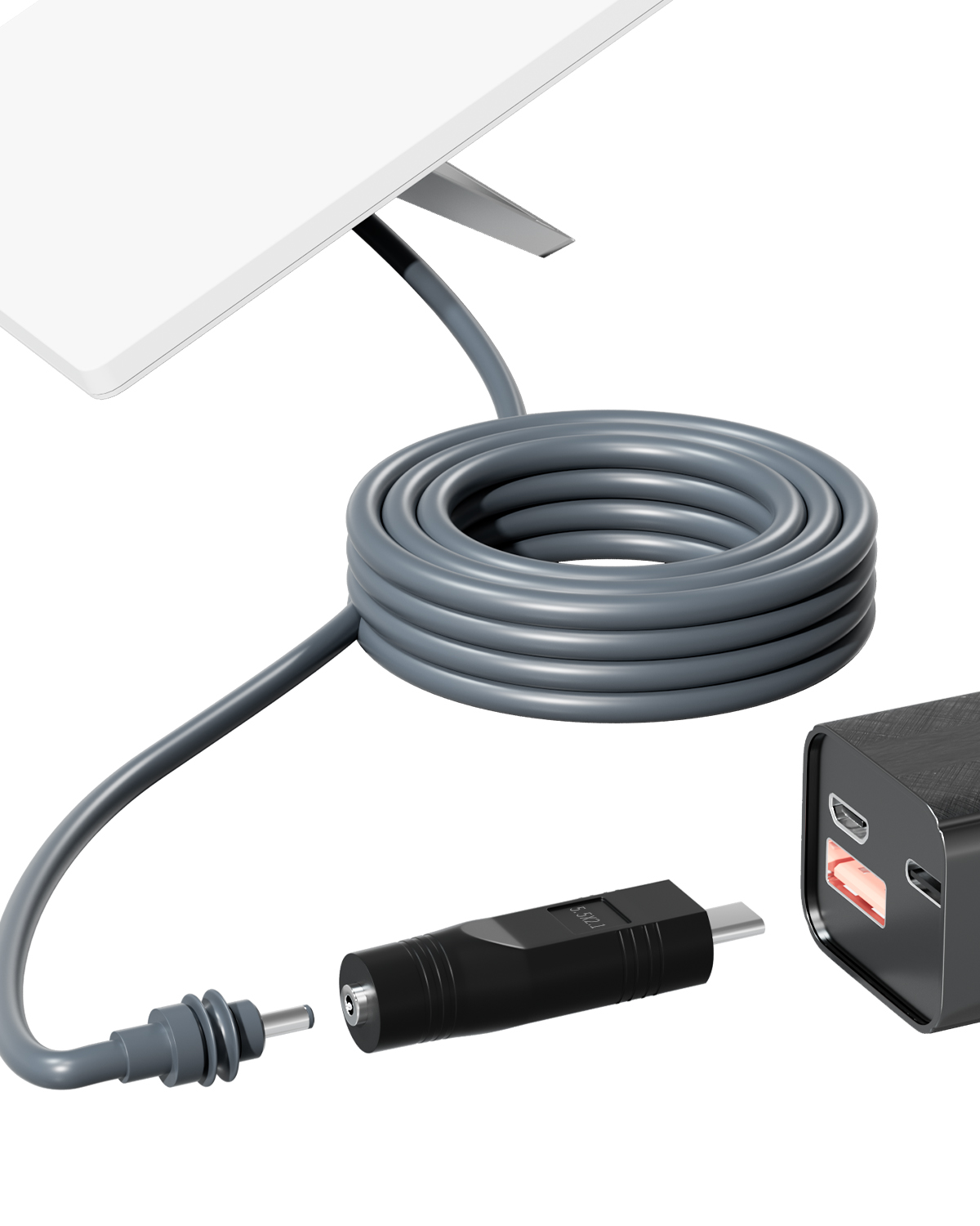 Starlink Mini-Zubehör, Ethernet-Adapter, Starlink-Minikabel, Starlink Mini-USB C Starlink Mini-DC-Stromkabel auf USB-C