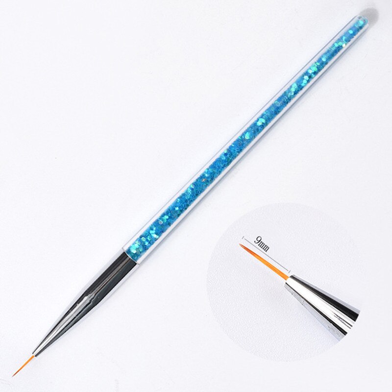 Gel negle børste nail art kolinsky akryl negle børste superfine stribe tynde negle børster til maling manicure pensel