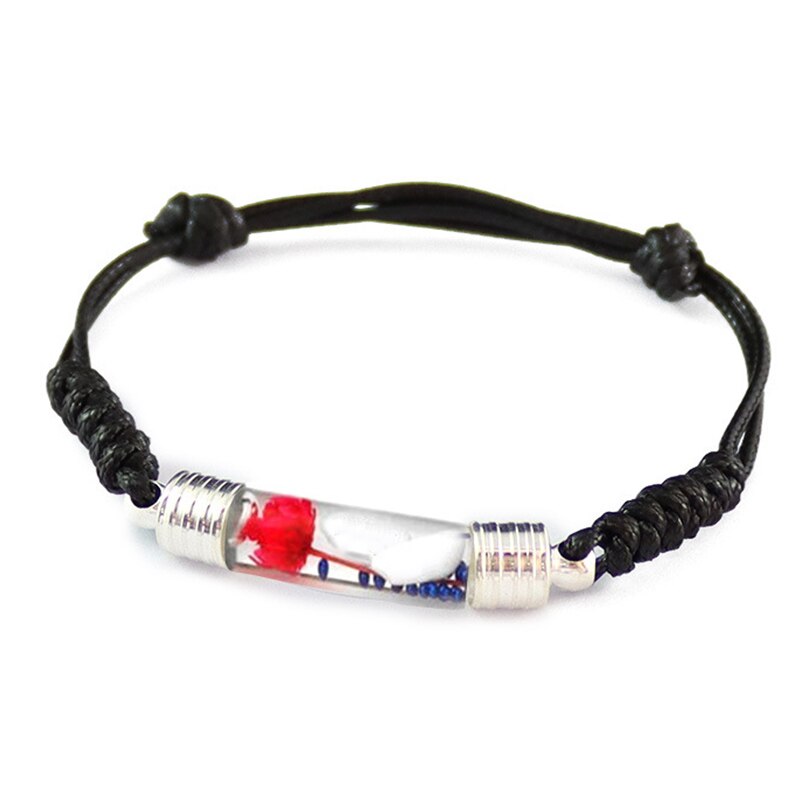 1/2 Stuks Glazen Flacon Hanger Armband Schrijven Naam Wirte Op Rijst Sieraden Charm Armbanden Voor Vrouwen