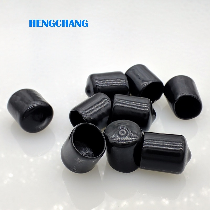 12mm protective cover Rubber Covers Dust Cap for connector metal tubes 100pcs/lot