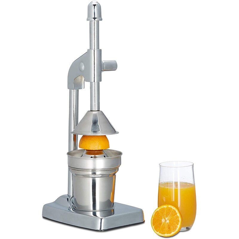Handmatige Juicer Met Hendel, Fruitpers Voor Sinaasappelen, Citrus, Citruspers Roestvrij Staal Fruit Juicer Handheld