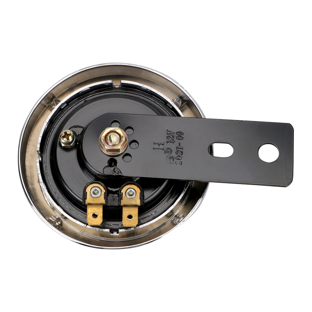 For Scooter Moped Dirt Bike ATV Waterproof Round Loud Horn Speakers Universal Motorcycle Electric Horn Kit 12V Horn 1.5A 105db