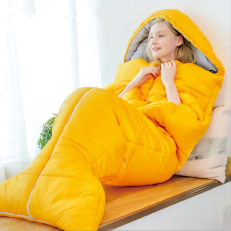 Goede Enkele Slaapzak Volwassen Outdoor Reizen Herfst En Winter Verdikking Vrouwelijke Mannelijke Indoor Camping Koud