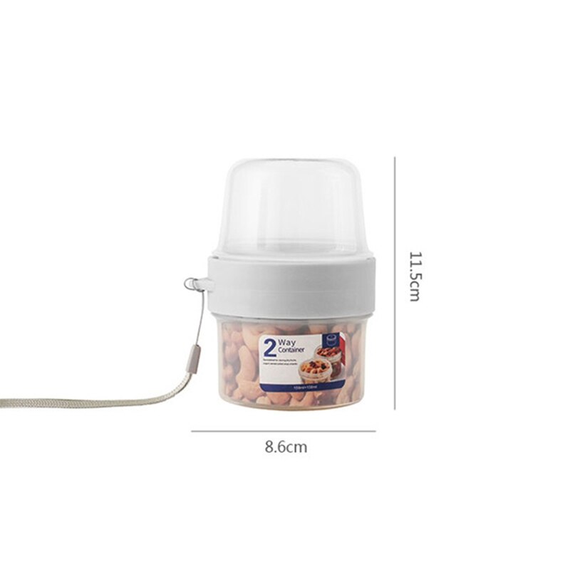 Køkken opbevaring arrangør korn beholder ris korn korn bønne beholder & målebæger forseglet boks silikone ring forseglet tank: 150 x 150ml