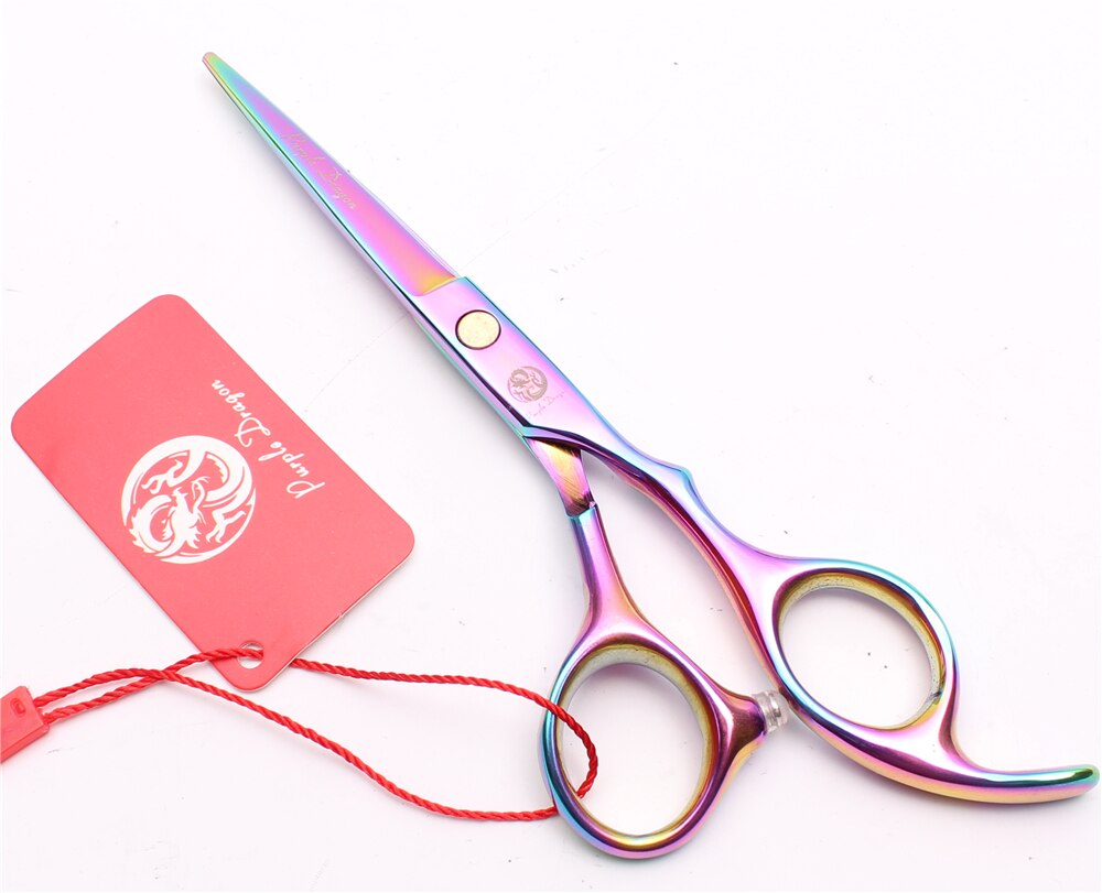 Z1005 6" JP Steel Purple Dragon Multi Hairdressing Thinning Shears Regular Scissors Style Tools Human Hair Scissors