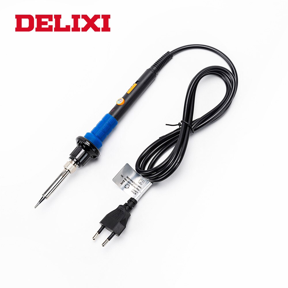 DELIXI Arrivals Electric Soldering Iron 60W Adjustable Temperature Led Light Household Welding Rework Station Repair Tool