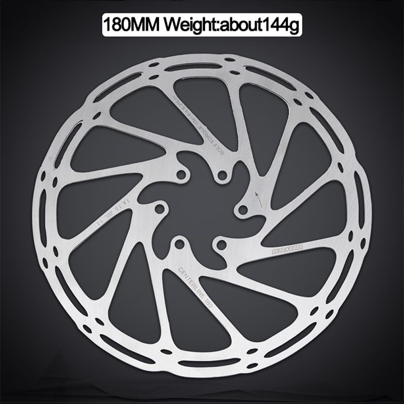 Sykkel skivebrems rotor senterlinje 160mm 180mm 203mm rustfritt stål hydrauliske bremseskiver rotorer til fjell mtb landeveissykkel