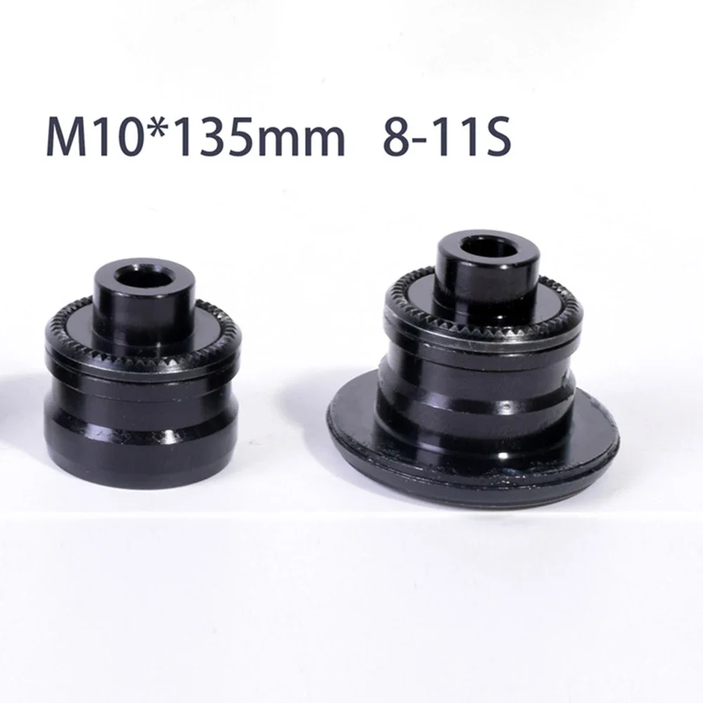 1 par de buje de bicicleta MTB QR de liberación rápida adaptador de eje pasante tapas de extremo convertidor 9-15/10-12 accesorios de ciclismo de aleación de aluminio: Morado