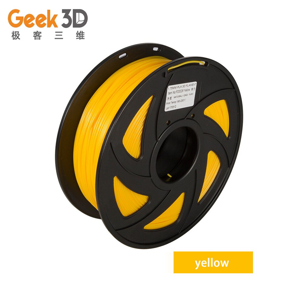 3D Printer Parts Filament PLA 1.75mm 1KG Colorful Extruder Accessories Parts Material flex filament filamento pla