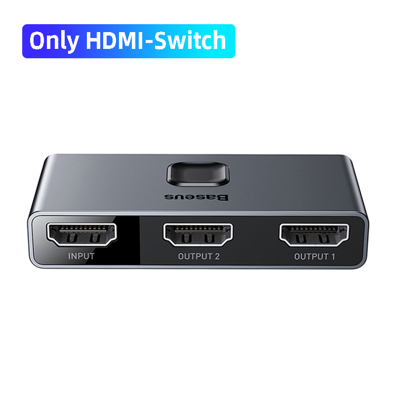 Baseus 4K Hd Switch Hdmi-Compat Adapter Voor Xiaomi Mi Box Hd Switcher 1x 2/2X1 Voor PS4/3 Tv Box Schakelaar 4K Hd Bi-Richting Schakelaar: HDMI-Switch