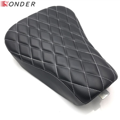 Cojín de cuero para asiento individual, para Harley Sportster Forty Eight XL XL1200 XL 883 72 48 2004: Front 4