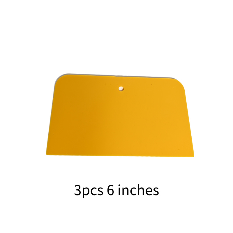 4/5/6 Inch Body Filler Spreaders car cloth tendon scraper film application Plastic Tools for Applying Fillers Putties Glazes: WHITE