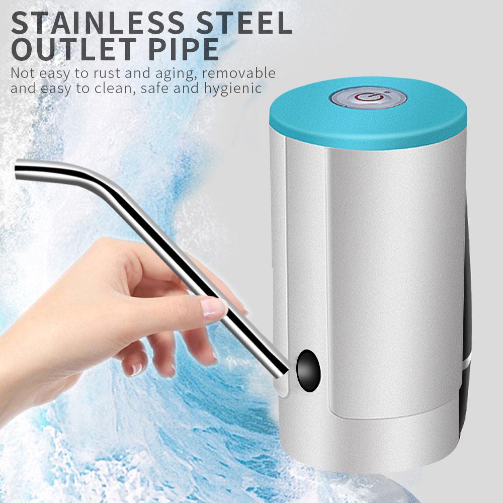 Vesipullopumppu usb-lataus automaattinen sähköinen vedenannostelija pumppupullo vesipumppu automaattinen kytkin juoma-annostelija