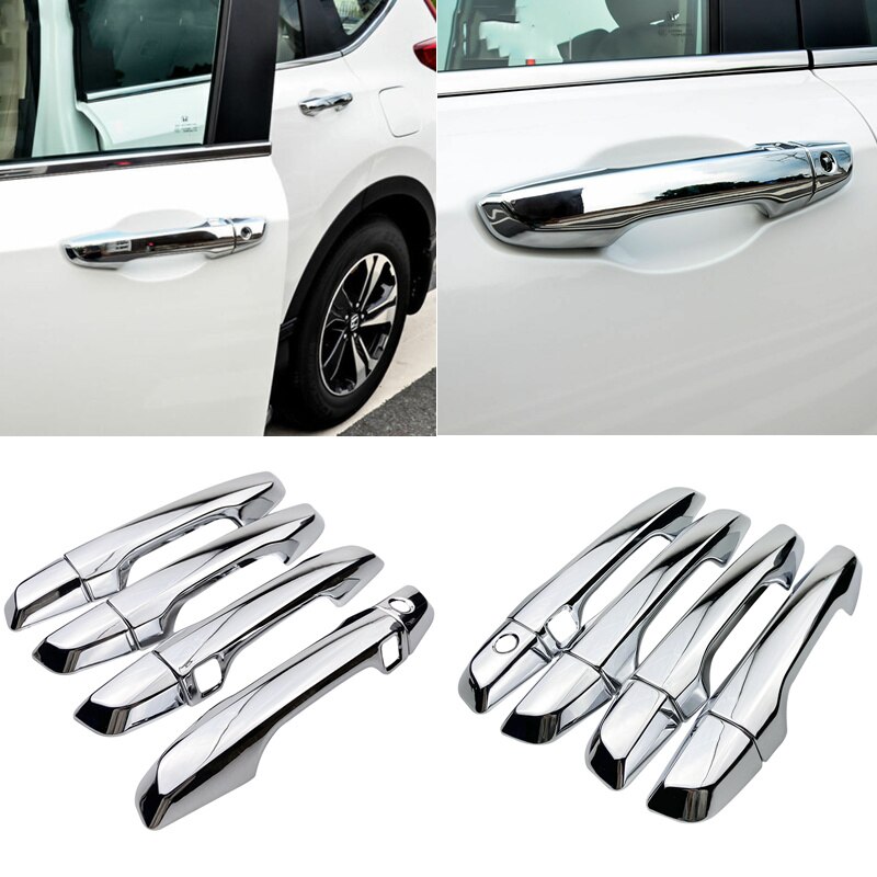 Voor Honda CR-V Crv Auto Styling Abs Chrome Deurgreep Beschermend Omhulsel Cover Trim Decoratie Accessoires