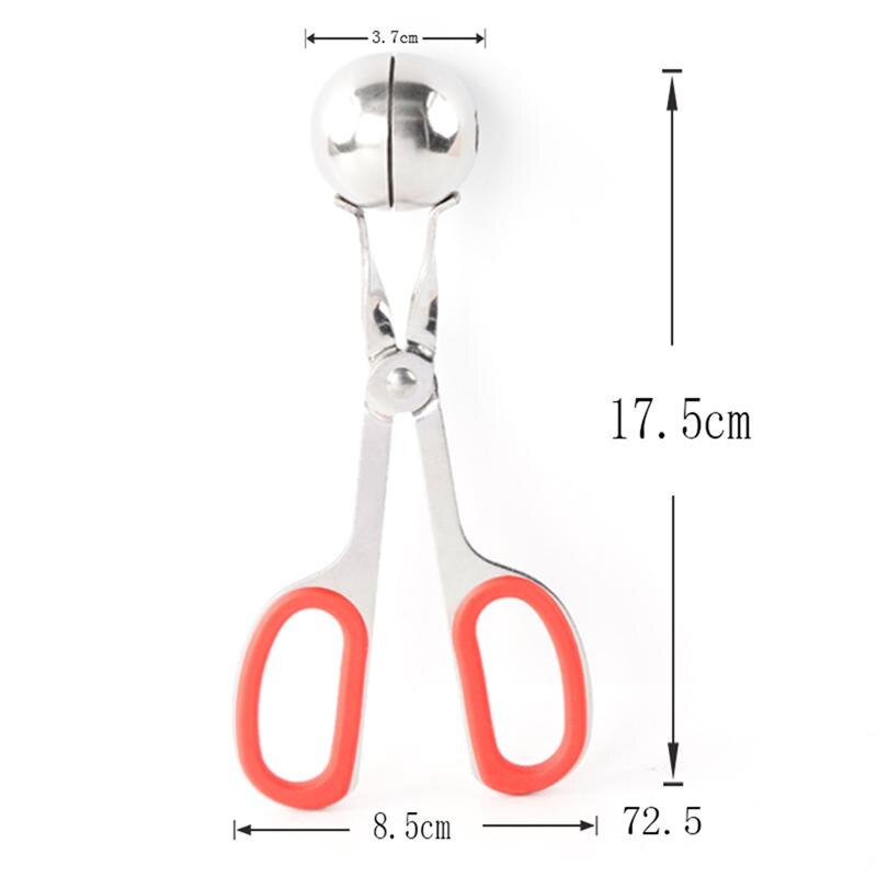 Roestvrij Staal Vlees Bal Clip Handig Gehaktbal Clip Keuken Vlees Bal Clip (Willekeurige Kleur)