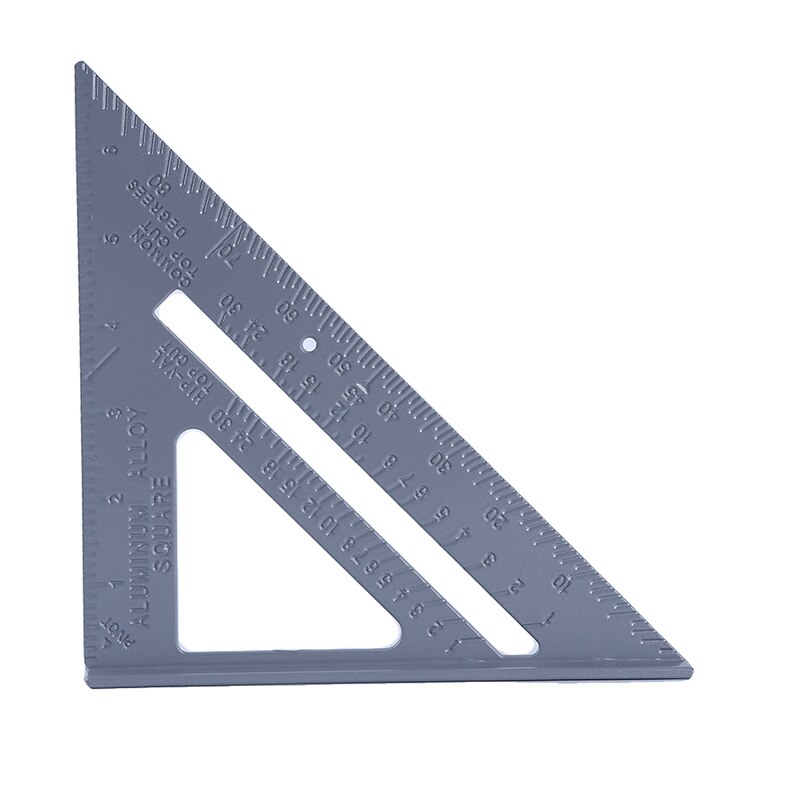 7'' Angle Protractor Measurement Tool Ruler Aluminum Alloy Speed Protractor Miter Carpenter Tri-square Line Scriber Saw Guide