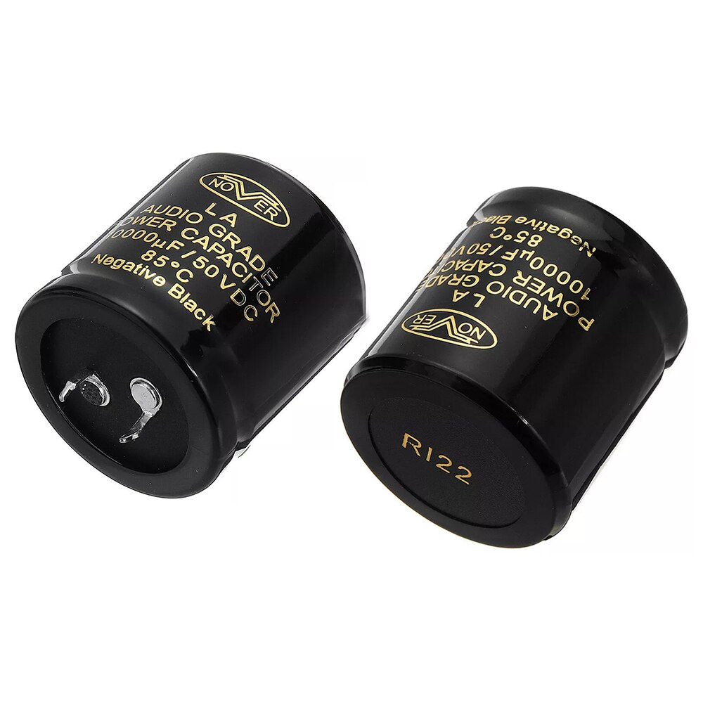 NOVER-condensador electrolítico de AUDIO, dispositivo HIFI HI-FI, con tono 85 ℃, 10000UF, 50V, 35x35mm, 10mm, 50V/10000uF, 2-12 Uds.