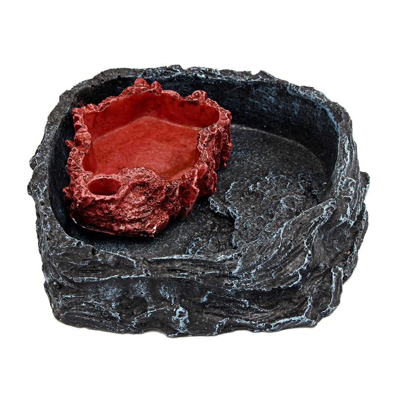 Reptile Feeding Bowl Pet Amphibians Tortoise Lizar... – Vicedeal - Reptile Feeding And Interactive Helpers