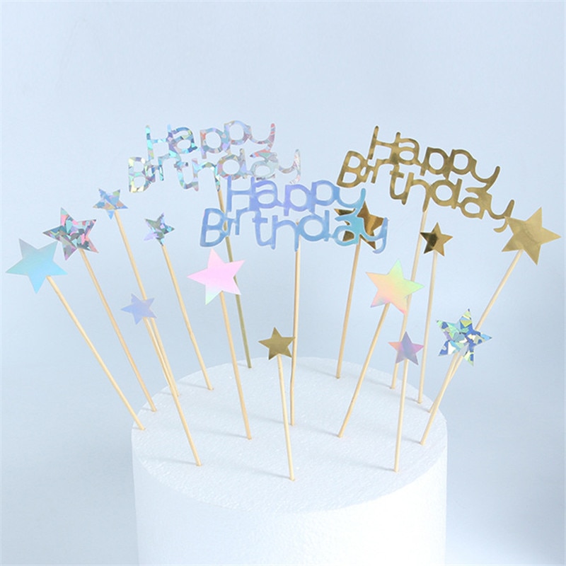 Cakelove 1 Set Gelukkige Verjaardag Cupcake Topper Baby Shower Cake Bakken Partij Decoratie Kids Kinderen Verjaardag Feestartikelen