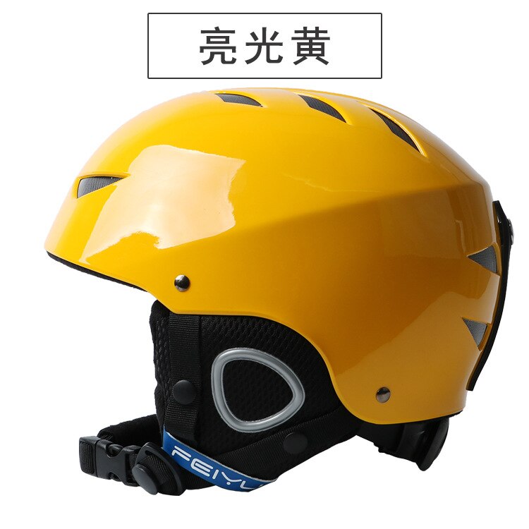 FEIYU volwassen kinderen ski helm mannen en vrouwen single board hoofd guard dubbele plaat uitgerust met sport ski cap