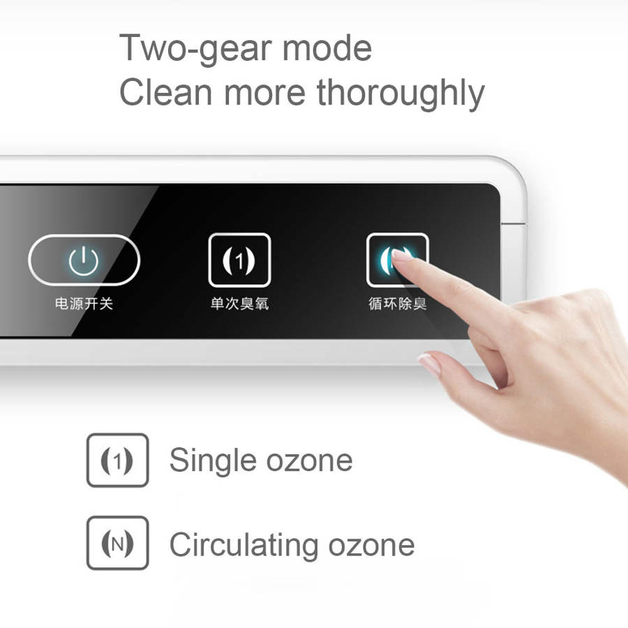 Ozone Generator Air Purifier Odor Mite Removal Ozone Generator Deodorizer Machine for Bathroom Toilet Deodorizer