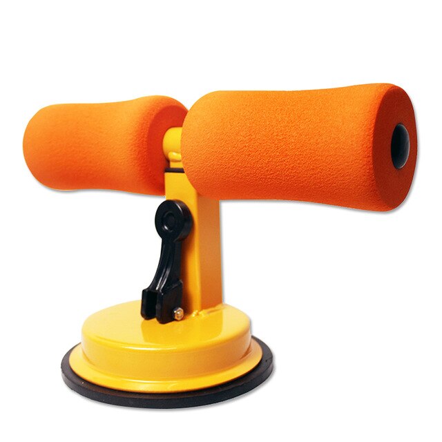 Fitness Sit-ups Training equipment Sit-Ups Abdominal Exercise Ab roller Suction cup Home abdomen Fitness Auxiliary Sit-Ups tools: Orange