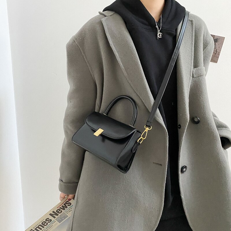 Populaire Kleine Tas Vrouwen Tassen Mode Herfst Winter Retro Veelzijdige Een Schouder Messenger Bag Draagbare Kleine