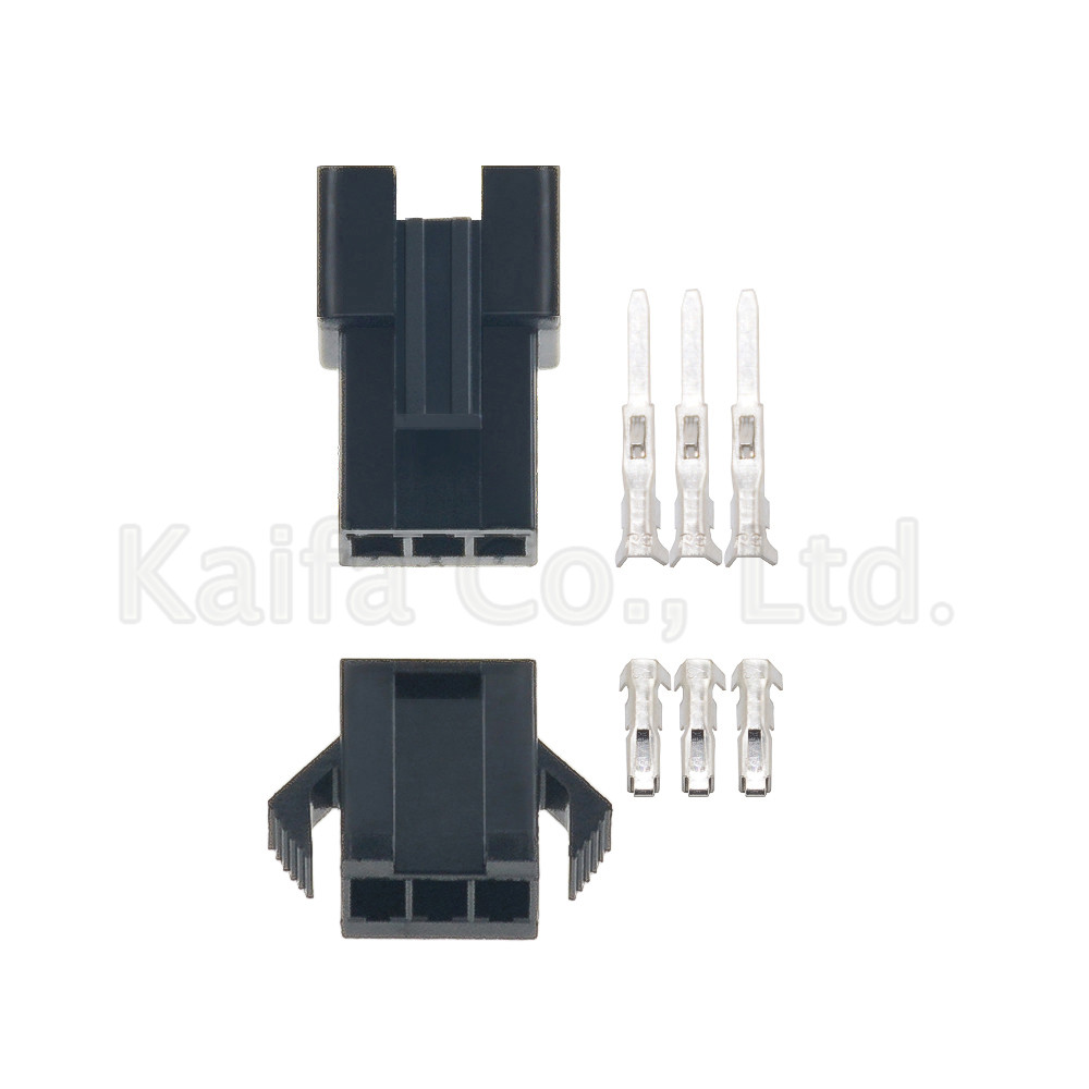 50 Sets JST 2.54mm SM 3-Pin 3 Way Multipole Connector plug Met ternimal mannelijke en vrouwelijke