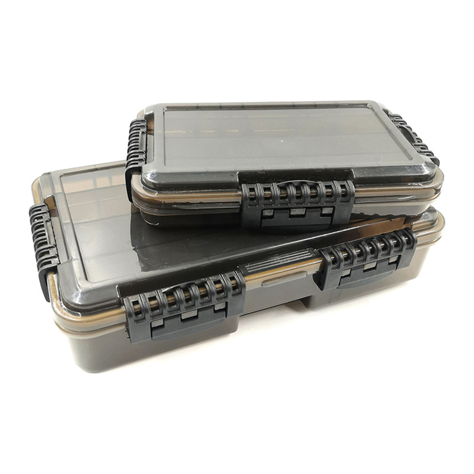 Waterproof Fishing Tackle Box Organizer Removable Dividers Transparent Storage Case For Lures Baits Hooks Anglers Large Capacity