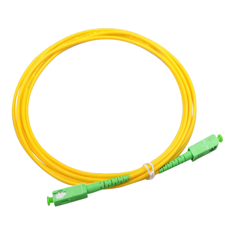 SC APC Singlemode Simplex Fiber Optic Patch Cable 2.0mm 9/125um FTTH Fiber Patch Cord Optical Fiber Jumper 1m 3m 5m 10m 20m 30m